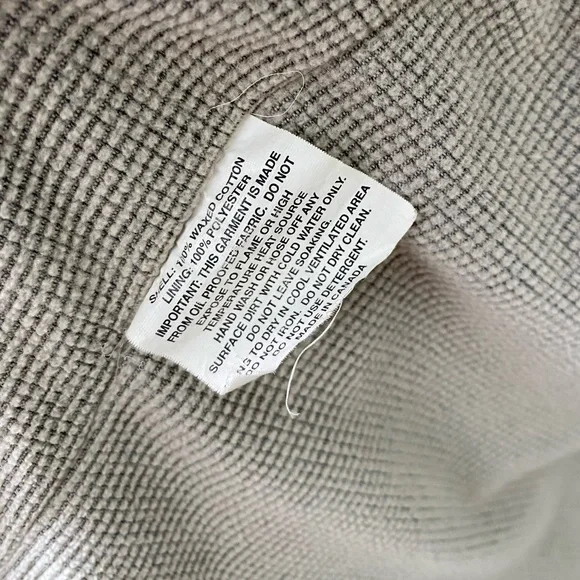 ATLAS Snow-Shoe Company Vintage Waxed Cotton Jacket Men's Large Gray Utility - Picture 7 of 9